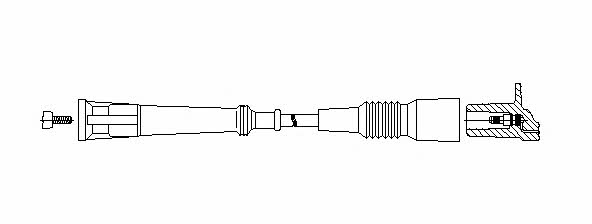 Bremi 122/50 Ignition cable 12250