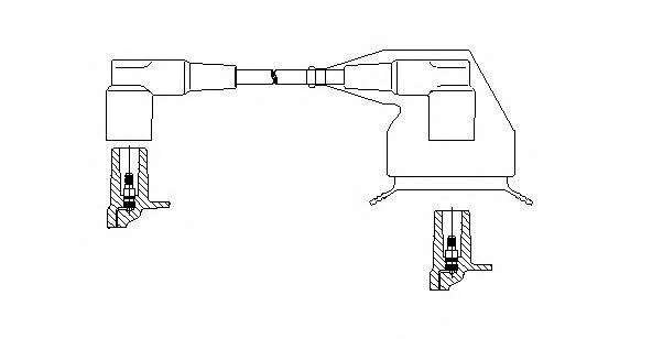 Bremi 132/80 Ignition cable 13280