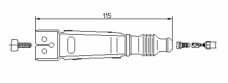 Bremi 13338A5 High Voltage Wire Tip 13338A5