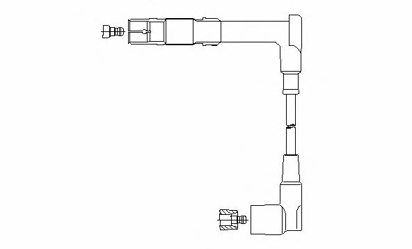 Bremi 156/45 Ignition cable 15645