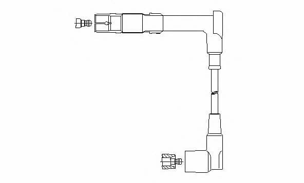 Bremi 156/65 Ignition cable 15665