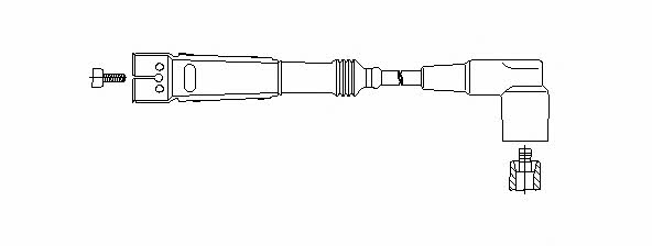 Bremi 157/105 Ignition cable 157105