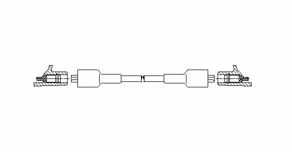 Bremi 6A65/38 Ignition cable 6A6538