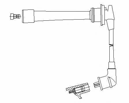 Bremi 6A82/53 Ignition cable 6A8253