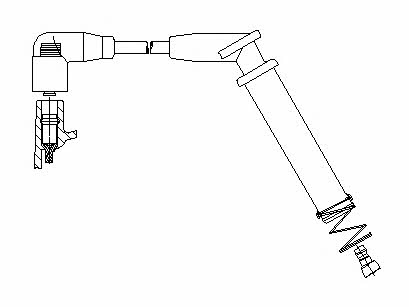 Bremi 6A84/20 Ignition cable 6A8420