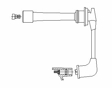 Bremi 6A85/40 Ignition cable 6A8540