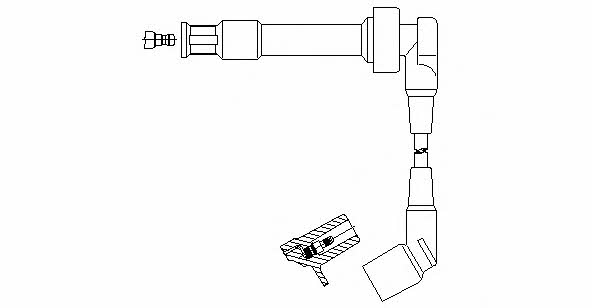 Bremi 176/105 Ignition cable 176105