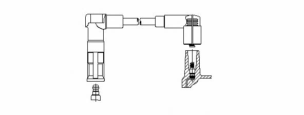 Bremi 186/27 Ignition cable 18627