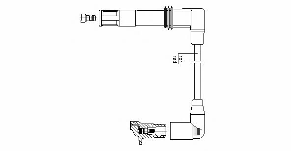Bremi 1A12/26 Ignition cable 1A1226