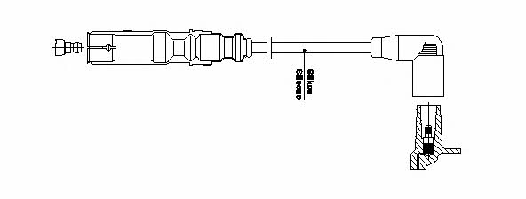 Bremi 1A32/27 Ignition cable 1A3227