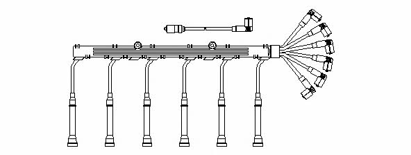 Bremi 706/100 Ignition cable kit 706100