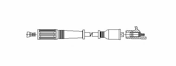 Bremi 725/42 Ignition cable 72542