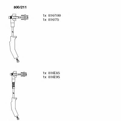 Bremi 800/211 Ignition cable kit 800211