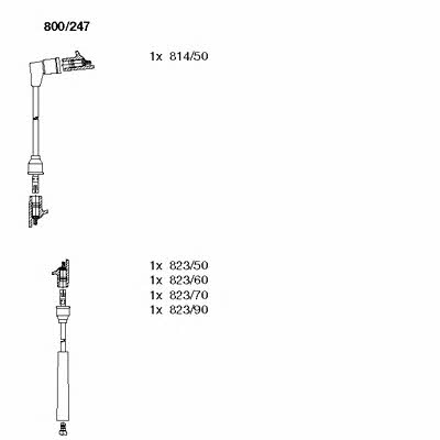 Bremi 800/247 Ignition cable kit 800247