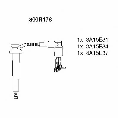 Bremi 800R176 Ignition cable kit 800R176