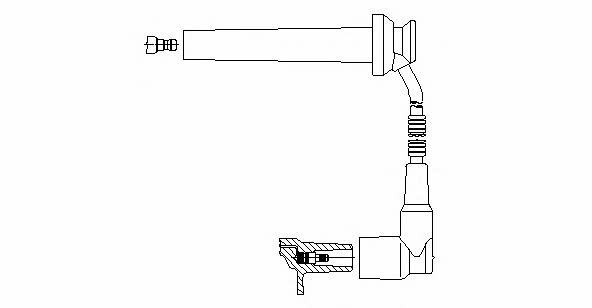 8A15E76 Bremi Ignition cable