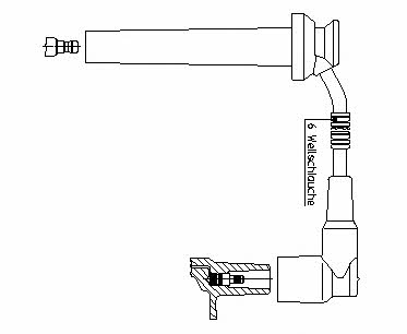 Bremi 8A15R116 Ignition cable 8A15R116