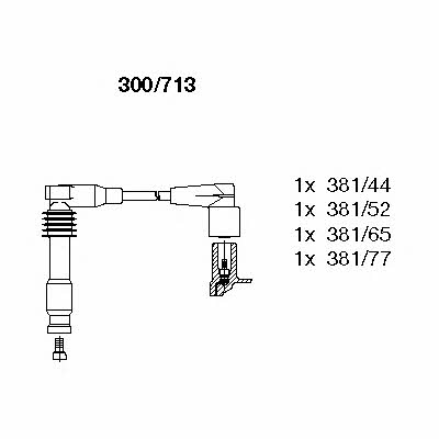 Bremi 300/713 Ignition cable kit 300713