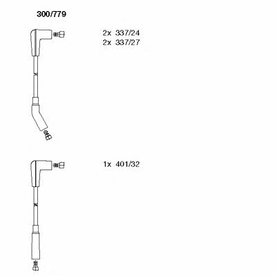 Bremi 300/779 Ignition cable kit 300779