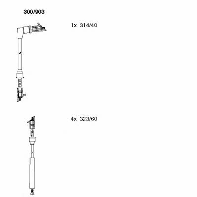 Bremi 300/903 Ignition cable kit 300903