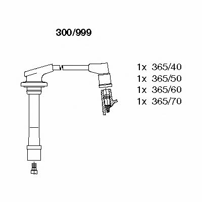 Bremi 300/999 Ignition cable kit 300999