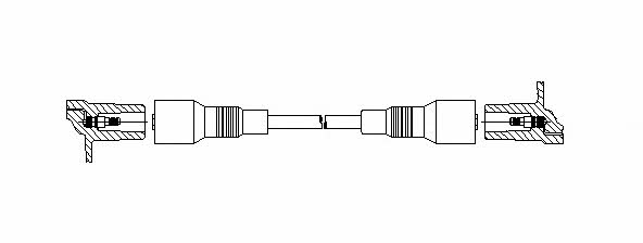 Spark plug leads Opel: 35060 Bremi Ignition cable