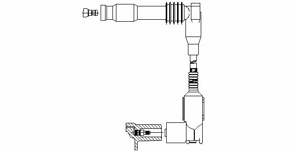 Bremi 381K36 Ignition cable 381K36