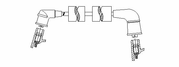Bremi 389F70 Ignition cable 389F70