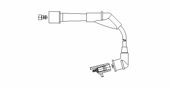 Bremi 3A28/66 Ignition cable 3A2866