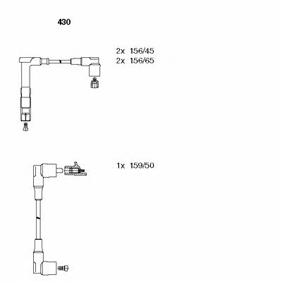 Bremi 430 Ignition lead set 430 430 Bremi Ignition lead set