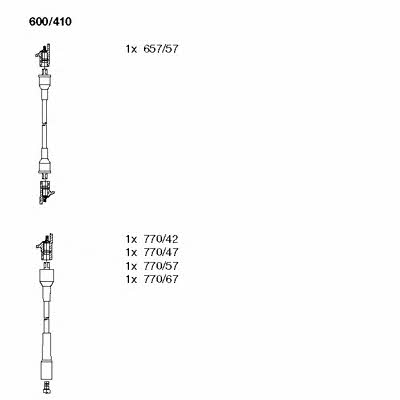 Bremi 600/410 Ignition cable kit 600410