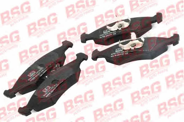 BSG 30-200-015 Brake Pad Set, disc brake 30200015