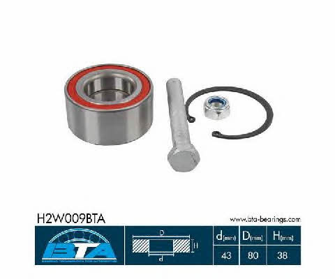 BTA H2W009BTA Wheel bearing kit H2W009BTA