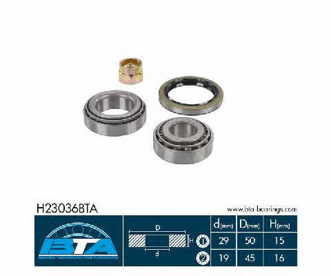 BTA H23036BTA Wheel bearing kit H23036BTA