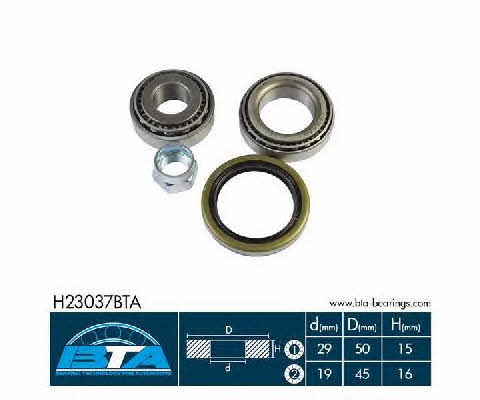 BTA H23037BTA Wheel bearing kit H23037BTA