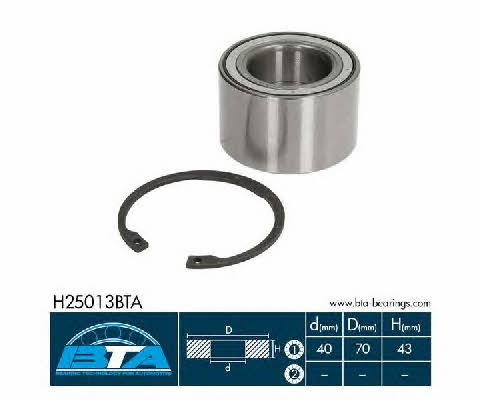 BTA H25013BTA Rear Wheel Bearing Kit H25013BTA