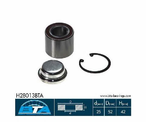 BTA H28013BTA Rear Wheel Bearing Kit H28013BTA