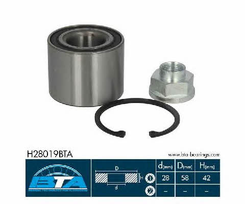 BTA H28019BTA Wheel hub bearing H28019BTA