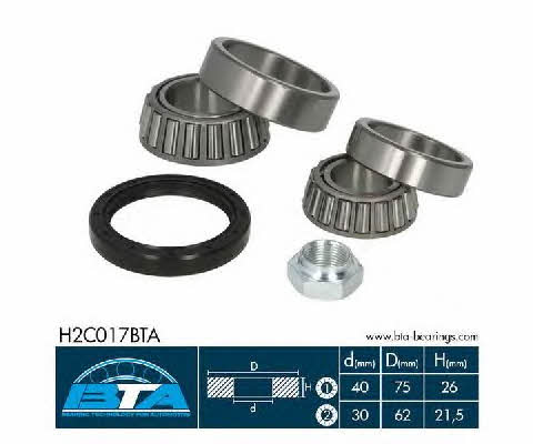 BTA H2C017BTA Wheel bearing kit H2C017BTA