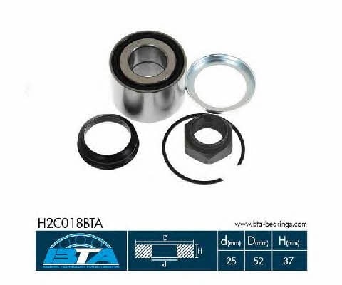 BTA H2C018BTA Wheel bearing kit H2C018BTA