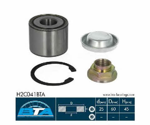 Wheel bearing kit BTA H2C041BTA