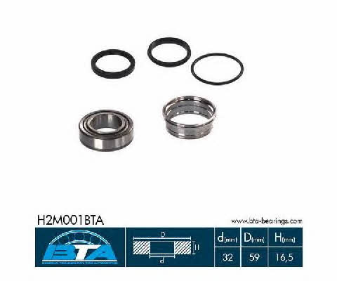 BTA H2M001BTA Wheel bearing kit H2M001BTA