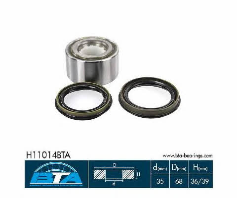 BTA H11014BTA Front Wheel Bearing Kit H11014BTA
