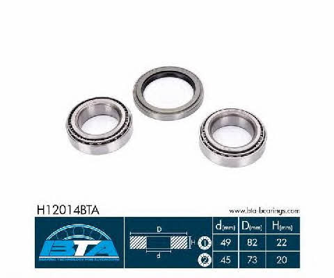 BTA H12014BTA Wheel bearing kit H12014BTA