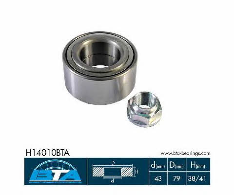 Wheel bearing kit BTA H14010BTA