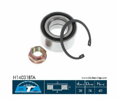 BTA H14031BTA Wheel bearing kit H14031BTA