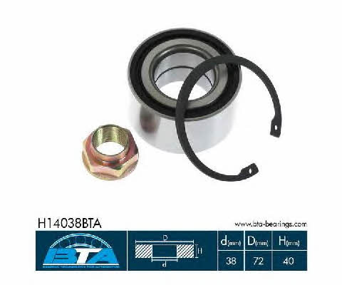 BTA H14038BTA Wheel bearing kit H14038BTA