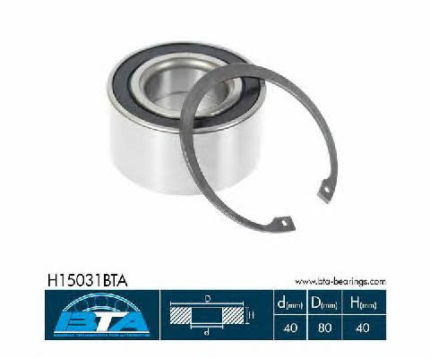 BTA H15031BTA Wheel bearing kit H15031BTA