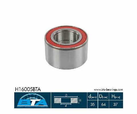 BTA H16005BTA Wheel bearing kit H16005BTA