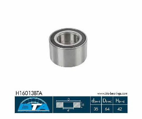 BTA H16013BTA Wheel bearing kit H16013BTA